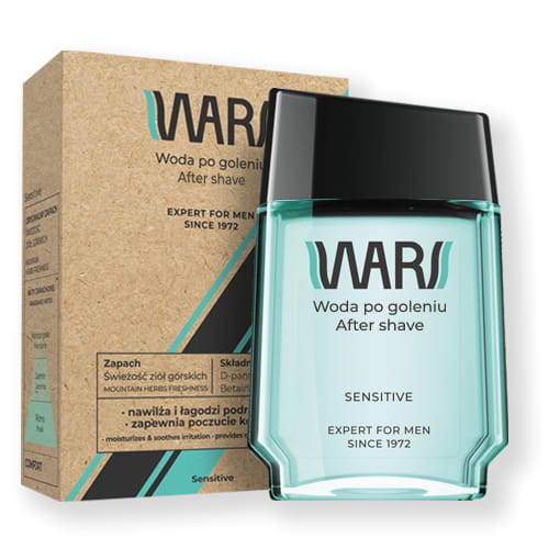 WARS EXPERT FOR MEN Woda po goleniu SENSITIVE