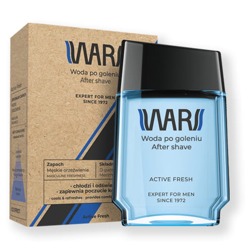 WARS EXPERT FOR MEN Woda po goleniu ACTIVE FRESH